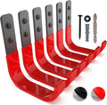 Skiennix 4-Inch Heavy Duty Garage Hooks - 6 Pack Wall Mount Tool Organizers | Holds Up to 55 lbs