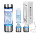 2026 Portable 4000PPB Hydrogen Water Bottle Generator, SPE PEM Tech Glass Ionizer Machine 420ml for Home, Office, Travel, Fitness – Health Benefits with USB-C Charging