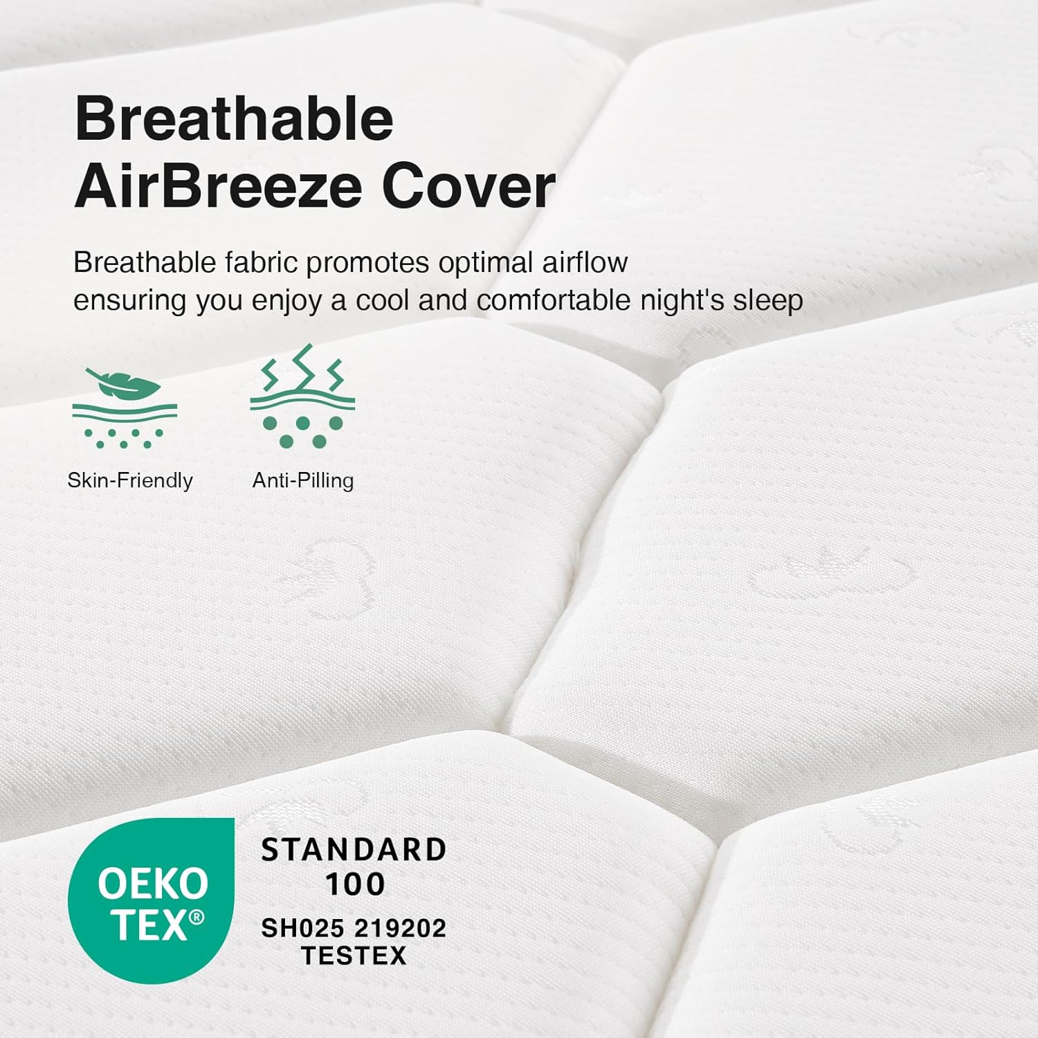 Novilla Twin Mattress - 6 Inch Foam & Spring Hybrid for Restful Sleep | Medium Firm, Eco-Friendly Design