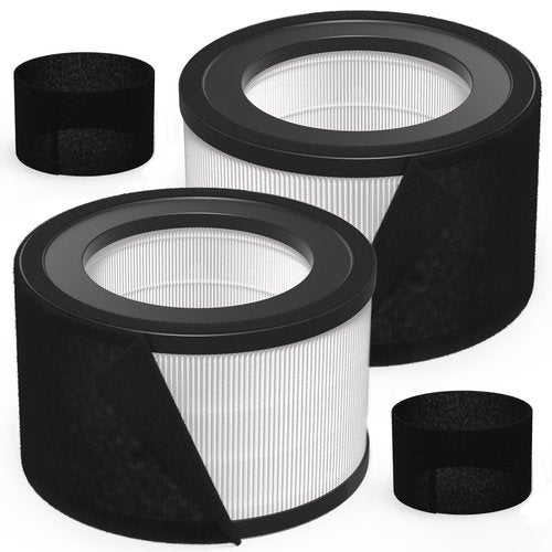 2 Pack HEPA Replacement Filter Compatible with Crane EE-5068 Air Purifier, Part Number HS-1946