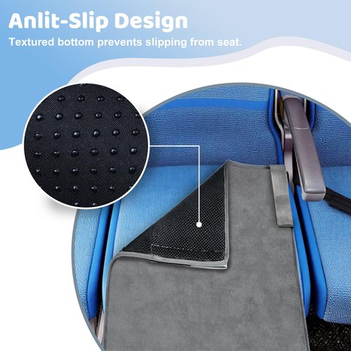 Toddler Airplane Bed, Toddler Airplane Travel Essentials, Plane Seat Extender for Kids, Portable Plane Travel Bed for Long Flight Flying