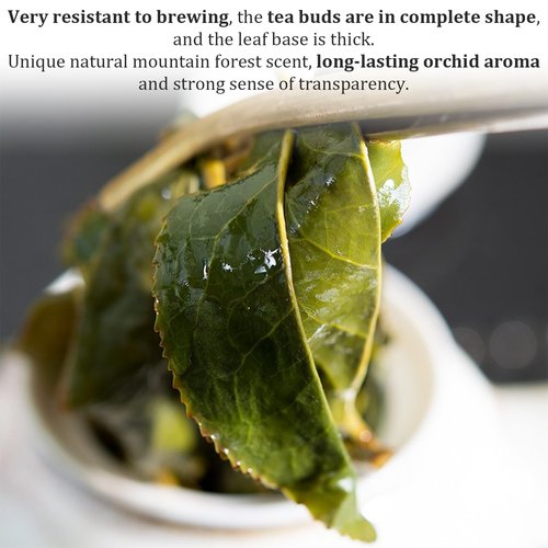 XIXICHA Dayuling Oolong Tea Taiwan High Mountain Tea Oolong Tea Loose Leaf Premium Formosa Floral Scent 大禹岭 台湾茶 台湾高山茶 乌龙茶 （120 cups）5.29oz/150g