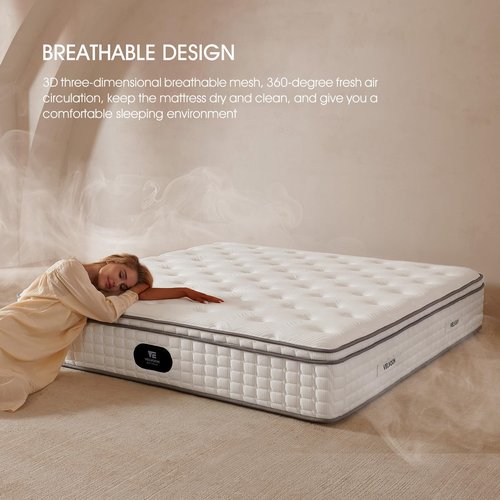 VELVOON Twin Mattress,10 inch Cooling Gel Memory Foam Mattress,Cool Sleep,Pressure Relief with Medium Firm Support,Improves Sleep,CertiPUR-US Certified for Materials,No Fiberglass,Mattress in a Box
