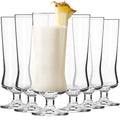 Krosno Cocktail & Long Drink Glasses, Set of 6, 10.1 oz, Avant-garde Collection – Pina Colada, Milkshake, Beer, Ice Cream, Cocktail Glass – Dishwasher Safe | Lead-Free Crystal Glass