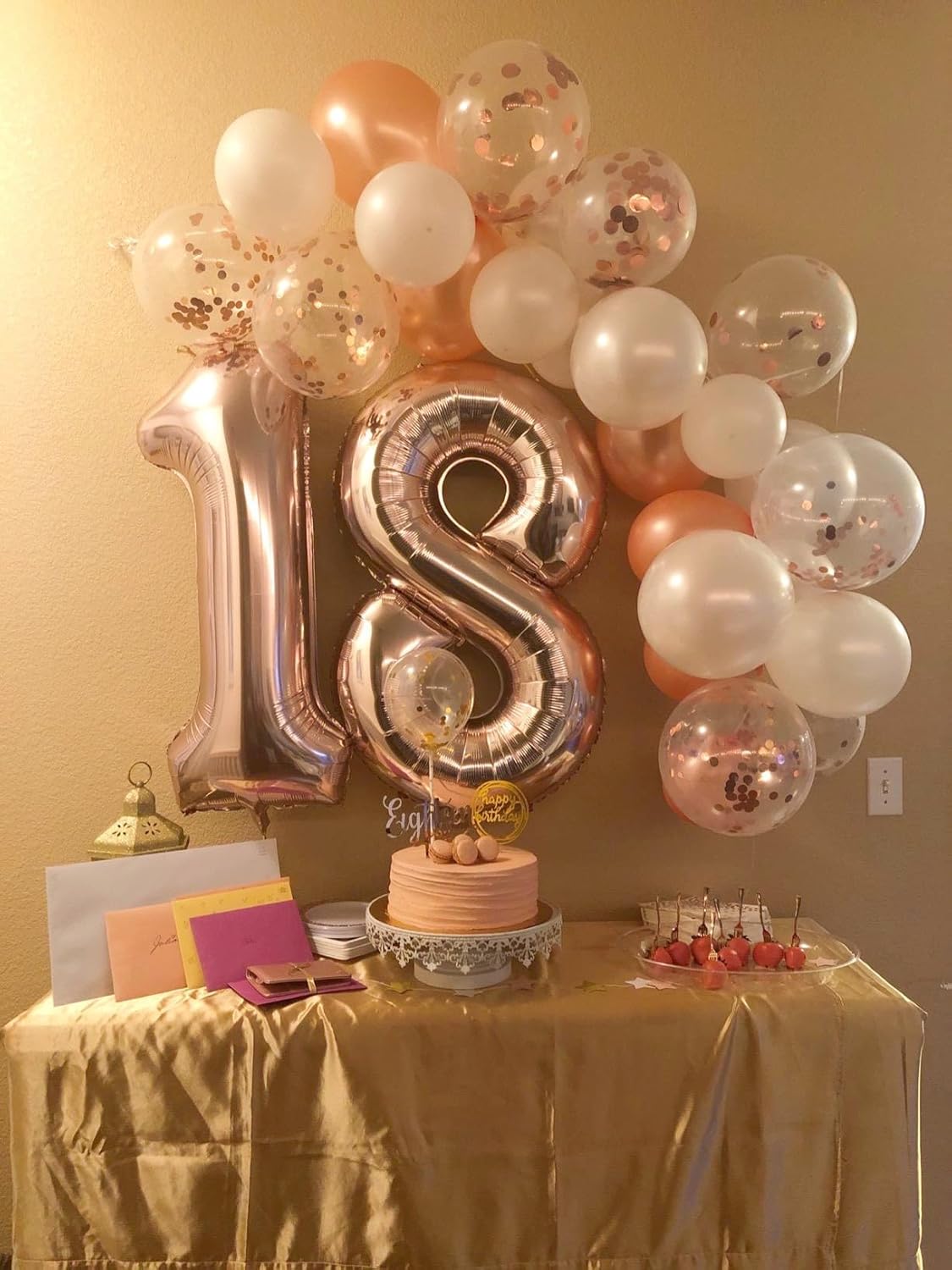 Rose Gold 40 Inch Number 8 Balloon - Perfect for 8th Birthday, Weddings & Graduations | Party Decorations