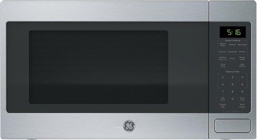GE Countertop Microwave Oven - 1.6 Cu. Ft. Capacity | 1,150 Watts with 8 Auto Cooking Settings & Child-Lock