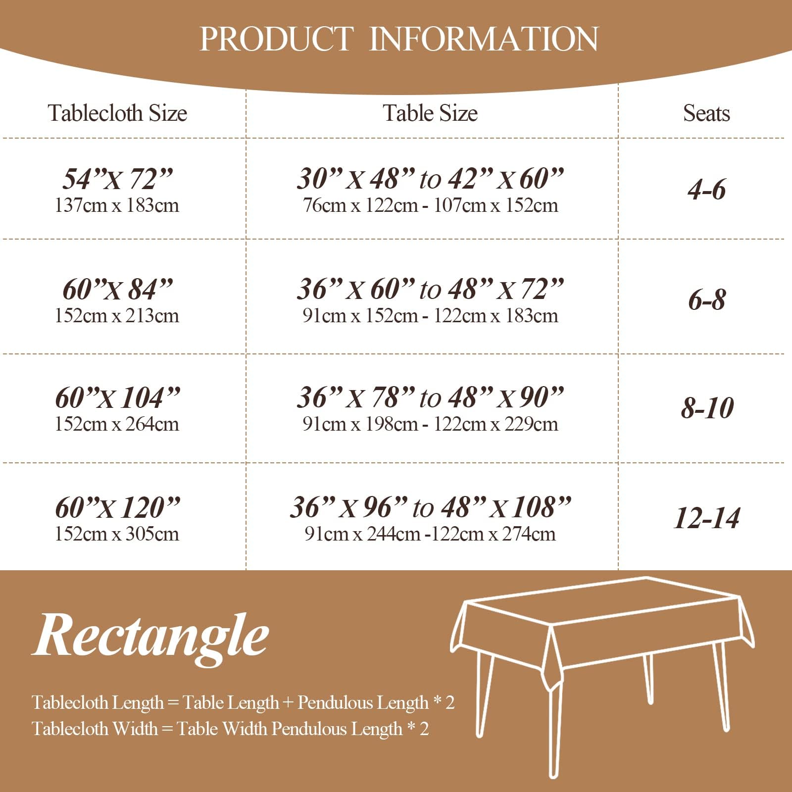 Simple&Opulence Premium 100% Linen Hemstitch Tablecloth-60 x 84 Inch White, Natural Fabric, Rectangular Tablecloth for Indoor and Outdoor Use