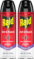Raid Ant & Roach Killer Spray - Long-Lasting Lavender Scent, 17.5 oz (Pack of 2)