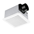 Tech Drive Bathroom Exhaust Fan 90 CFM 1.5 Sone, Very Quiet Ceiling Mounted Ventilation Fan,White Plastic Grille,Easy to Install