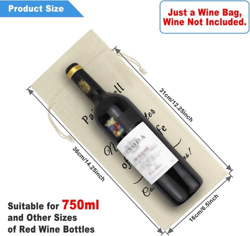 New Job Gifts Wine Bag for Women Men Pairs Well With a New Chapter of Your Life Coworker Leaving Gift Congratulation Engagement Retirement New Beginning Gift New Job Gifts for Colleague Boss Friends
