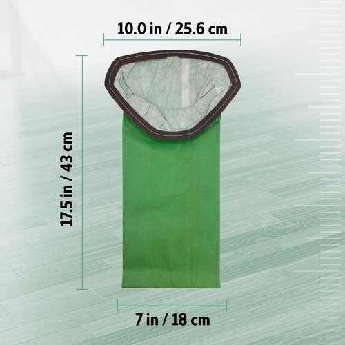 18 Pack - Compatible 10QT Proteam Vacuum Bags for Proteam Backpack Vacuum, Pro Team Backpack Vacuums, Backpack Vacuum Bags, Pro Team Vacuum Parts & Accessories, Bolsas Para Aspiradora.