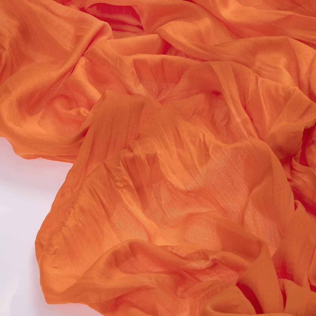 Socomi 10pcs Orange Cheesecloth Table Runner - 120 Inch Boho Rustic Decor for Weddings & Parties