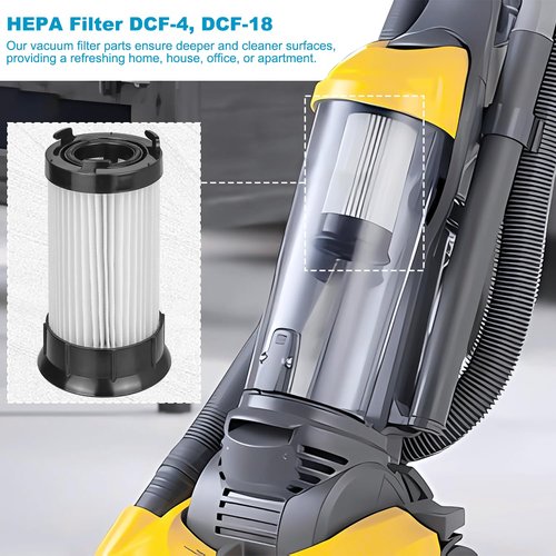 HASMX Replacement HEPA Filter for Eureka Vacuum Series 4700 5550, Boss Power Plus, Envirocare 927, Eureka Maxima Bagless Uprights Models 4700(BLM, LMP, LTA, ONG, RED), 4701A, 4702A, 4703A (2-Pack)