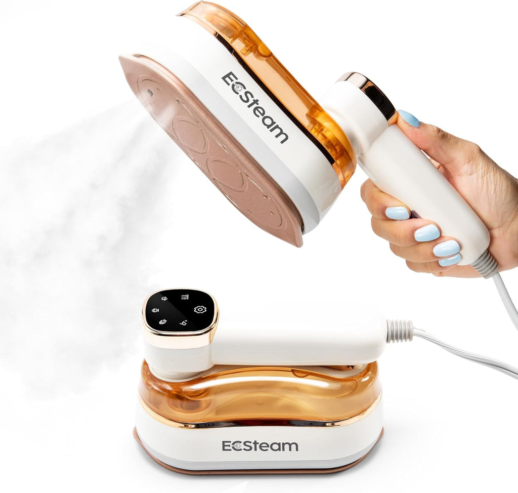 Skiennix Portable Clothes Steamer - 2-in-1 Handheld & Travel Iron, 1200W Fast Heat-Up, 180ml Tank