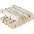 8 Pack Birch Logs (2.3"-3.2" Dia) Birch Wood for Halloween Fireplace Decor Christmas Fireplace Logs Birch Wood Branches for Crafts,Home Décor