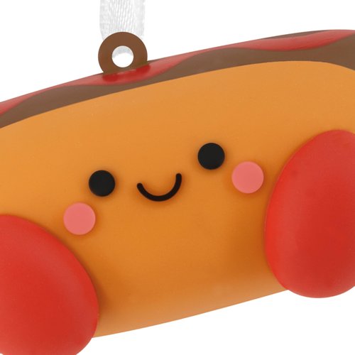 Hallmark Better Together Hot Dog and Freeze Pop Magnetic Christmas Ornaments, Shatterproof, Set of 2, Food Gifts