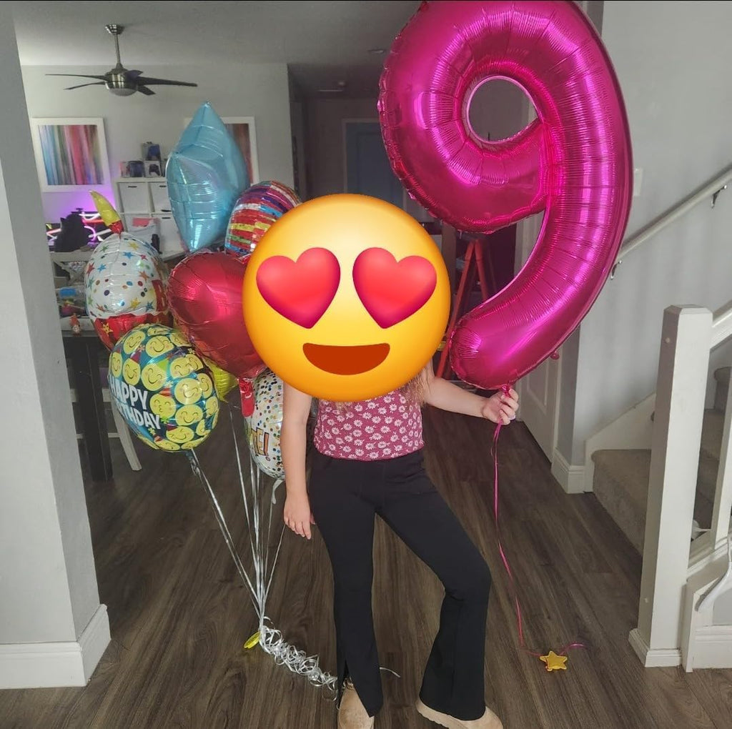 Rose Purple 40-Inch Number 9 Balloon by [Brand Name] - Perfect for Birthday Parties, Weddings & Graduations