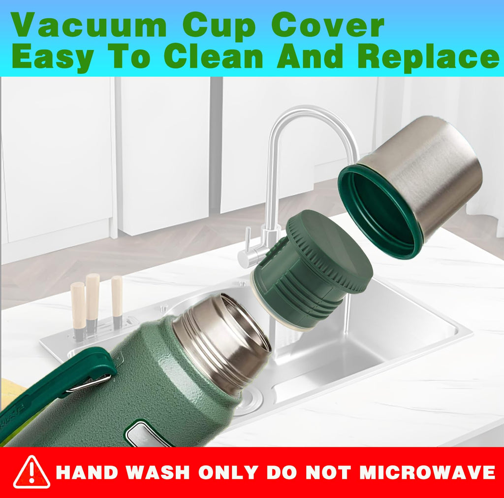 Replacement thermos stopper for Classic Vacuum Insulated Jars (1.1 QT, 2 QT)