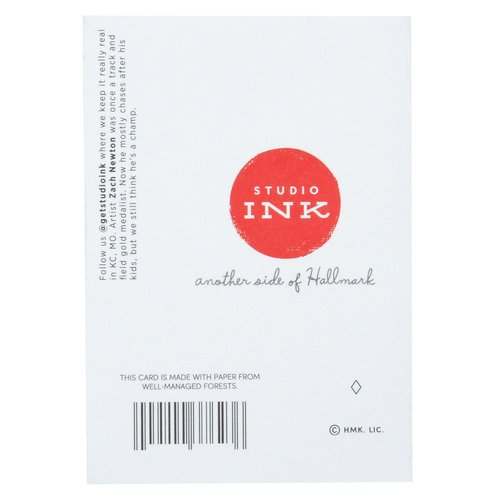 Hallmark Studio Ink Funny Father's Day Card Assortment for Friends, Family, and Dad (6 Cards with Envelopes)