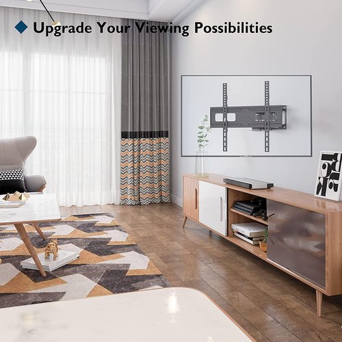 BONTEC Full Motion TV Wall Mount - Fits 23-70 Inch TVs, Swivel & Tilt Dual Arms, Holds Up to 99 lbs