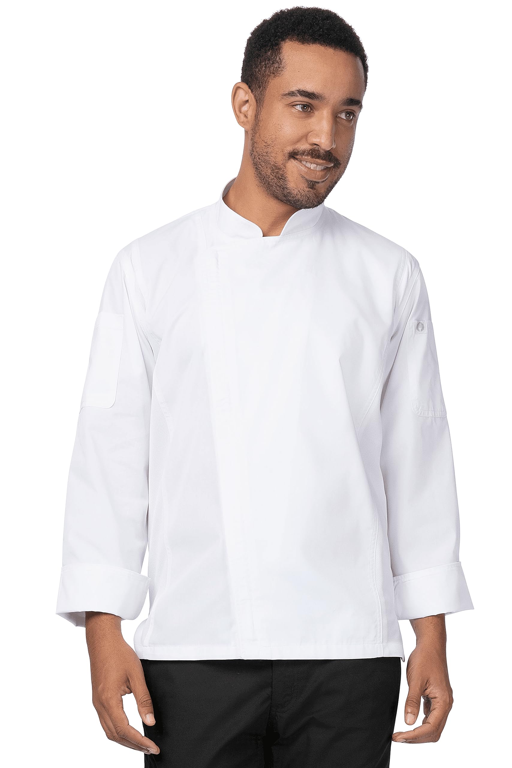 Chef Works Unisex Sustainable Hartford Chef Coat, White, Medium