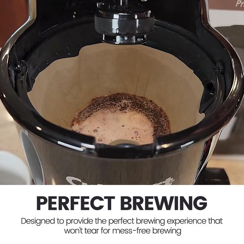 MIMORE Coffee Filters 2-120 PCS 2 Coffee Filters Cone for OXO Pour Over, Cuisinart 5 Cup - #2 Coffee Filter Compatible with Fellow Aiden 10-Cup Single Serve Basket
