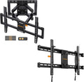 Perlegear Full Motion TV Wall Mount - Fits 42-85 Inch TVs Up to 132 lbs | Tilting Design with Leveling Adjustment