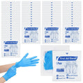 Chicingyou 30 Pairs Disposable Emergency Glove Individually Packaged Travel Gloves Travel Trauma Essential Nitrile Glove (Blue)