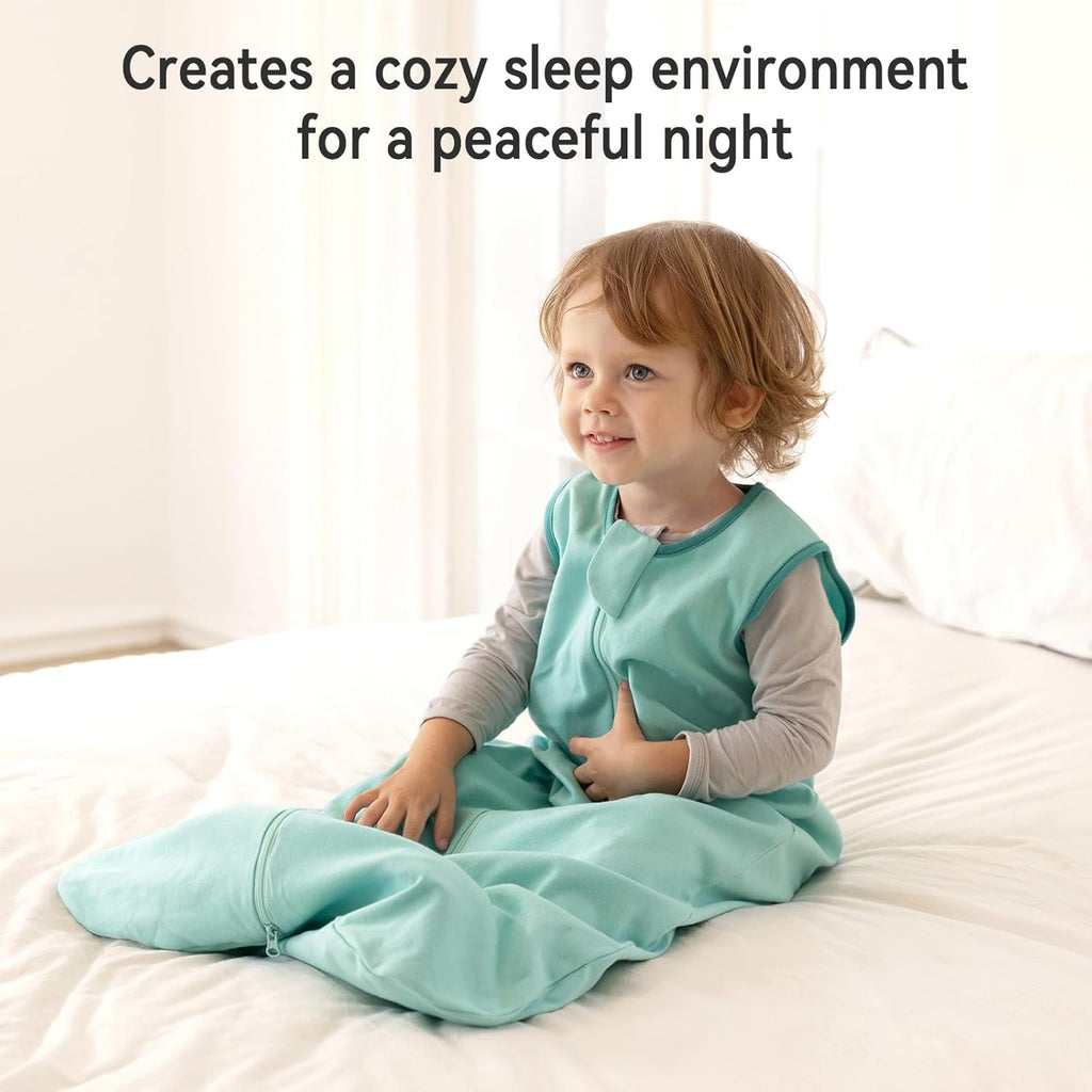 Skiennix Baby Sleep Sack - 100% Cotton Wearable Blanket for 12-18 Months | 3-Pack, Soft & Breathable