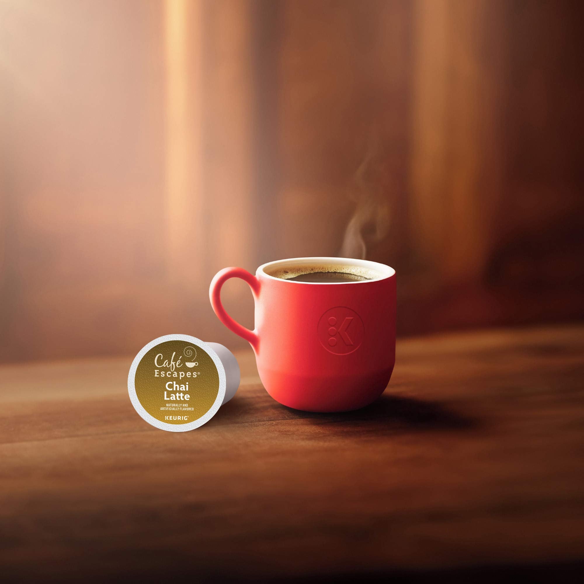 Cafe Escapes Chai Latte Keurig Single-Serve K-Cup Pods, 72 Count