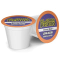 Cafe Don Pedro Donut Mate - Low Acid Coffee K Cups for Sensitive Stomach, 100% Natural Arabica, Light & Medium-Light Roast, Improved Pods - No More Leaks, 72 Count