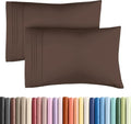 King Standard Pillow Cases by [Brand Name] - Ultra-Soft Hotel Quality Covers | Fade-Free & Wrinkle Resistant - 2 Piece Set in Brown