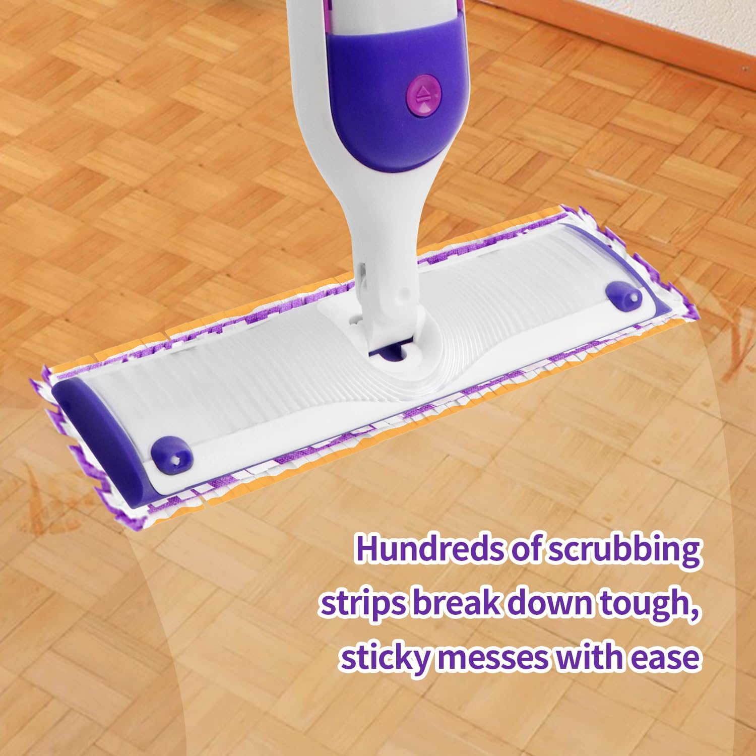 Swiffer Power Mop Pads - Disposable Multi-Surface Cleaning Refills for Wood Floors | 10 Count