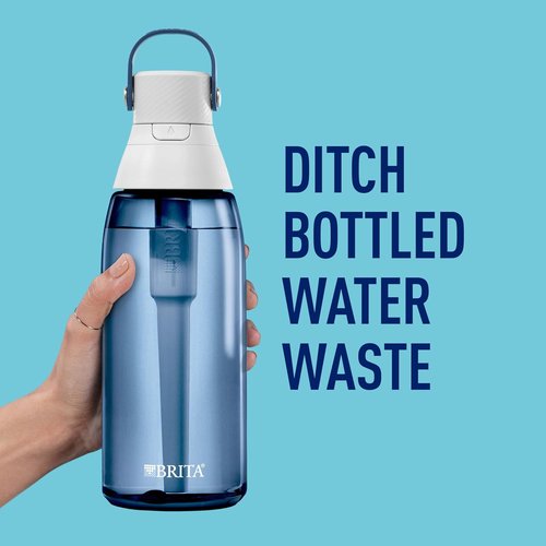 Brita Premium Filtering Water Bottle - BPA-Free, Reusable, Night Sky, 36 oz | Replaces 300 Plastic Bottles