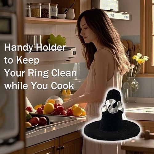 Black Velvet Ring Display Stand, 10PCS Ring Holder and Organizer, Jewelry Display Stand for Storage