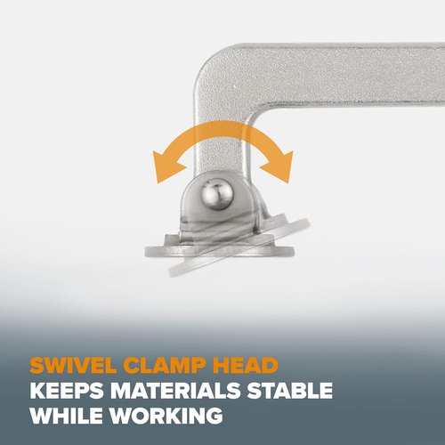BORA Auto Adjust 6-Inch Locking Vise Grip Clamp - Heavy-Duty Welding Tool with Comfortable Grips