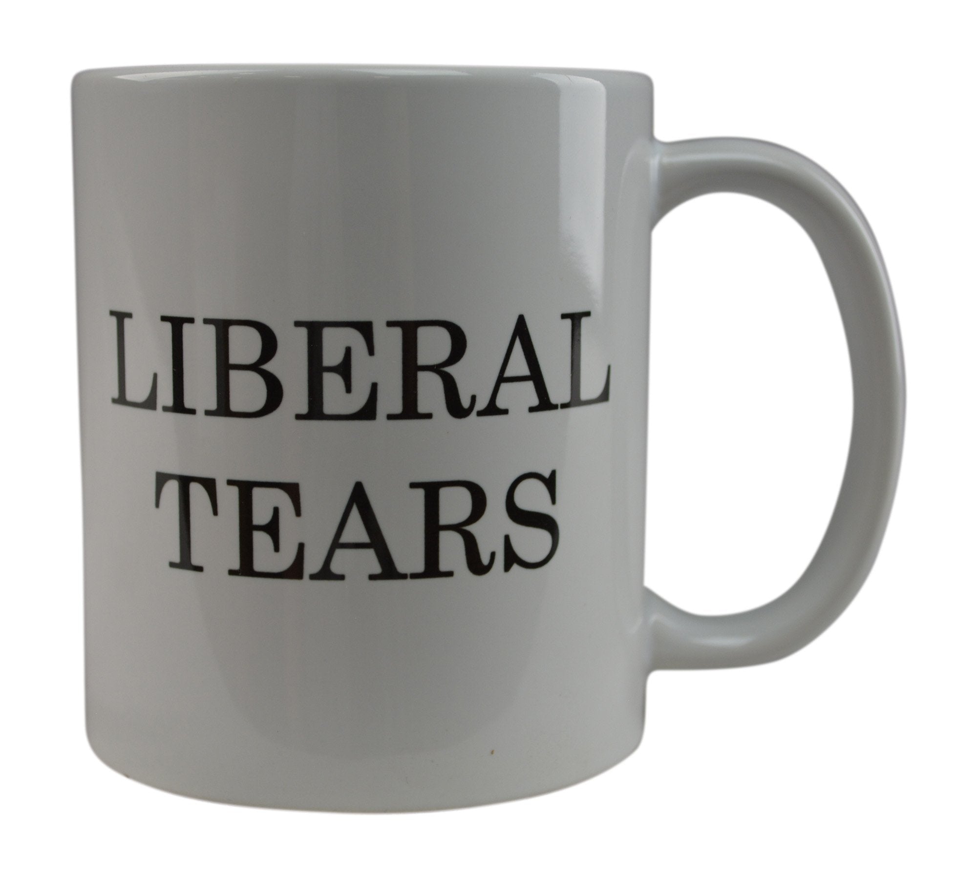 Rogue River Tactical Funny Novelty Coffee Mug - Liberal Tears Political Cup, Great Gift Idea for Republicans or Conservatives, 11 Oz, White