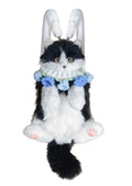 Chongker Cat Shaped Purse with Adjustable Strap, Realistic Plush Backpack Cat Shaped Crossbody Bag for Kids and Girls