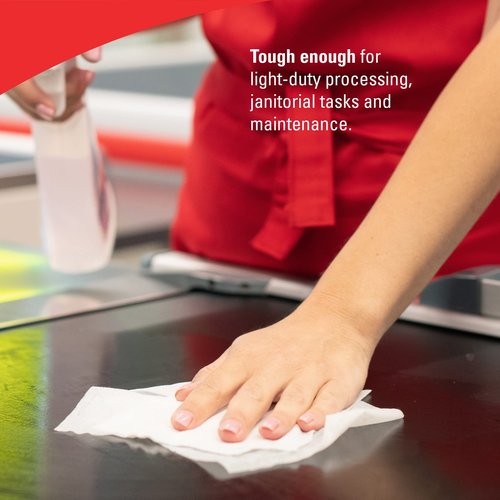 WypAll GeneralClean L30 Cloths Heavy Duty Cleaning Wipes (05843), Strong and Soft Bulk Paper Wipers, White (70 Sheets/Roll, 24 Rolls, 1,680 Sheet Total)