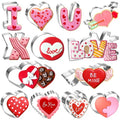 Lezmarket 15 PCS Valentine's Day Cookie Cutters Set, Stainless Steel Cookie Cutters for Wedding Valentine Anniversary Party, Multi-shape - Hearts, Love, I, X, U, Double Heart, Arrow Through Heart