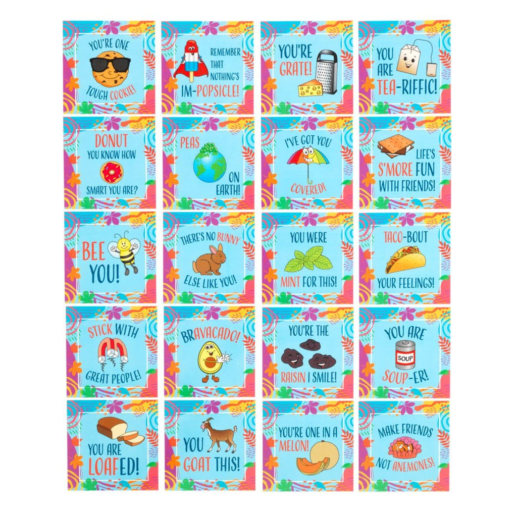 Really Good Stuff Little Enlightenments - Playful Pun Cards - Set of 40 - Boxed Card Set - Gift of Positivity and Inspiration - Social-Emotional Learning - Mental Health