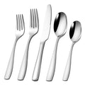 40-Piece 18/10 Stainless Steel Flatware Set for 8, Heavy Duty Silverware Set, Modern Weighted Silverware, Dishwasher Safe Knives Forks and Spoons Set