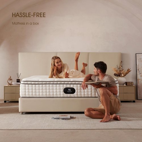 VELVOON Twin Mattress,10 inch Cooling Gel Memory Foam Mattress,Cool Sleep,Pressure Relief with Medium Firm Support,Improves Sleep,CertiPUR-US Certified for Materials,No Fiberglass,Mattress in a Box