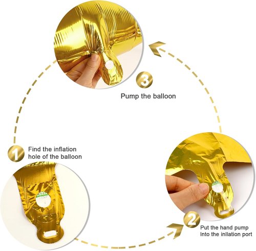 2026 Gold Number Balloons - 40 Inch New Year's Eve Decorations | Perfect for Graduation & Birthday Parties