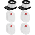 IZ662H IZ682H Filters for Shark Rocket Pet Pro IZ662H IZ682H Stick Vacuums, Include 2 Pack Filter and 4 Pack Foam and 4 Pack Felt Filter Kit