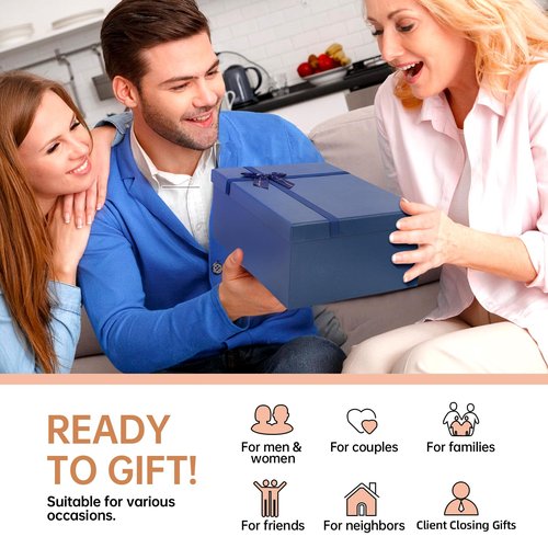Housewarming Gifts New Home Basket，21-Piece Including Cutting Board, Handwashing Set, and Aromatherapy – Ideal for Housewarming Gift for Couples, New Home Families, and Closing Gifts for Home Buyers