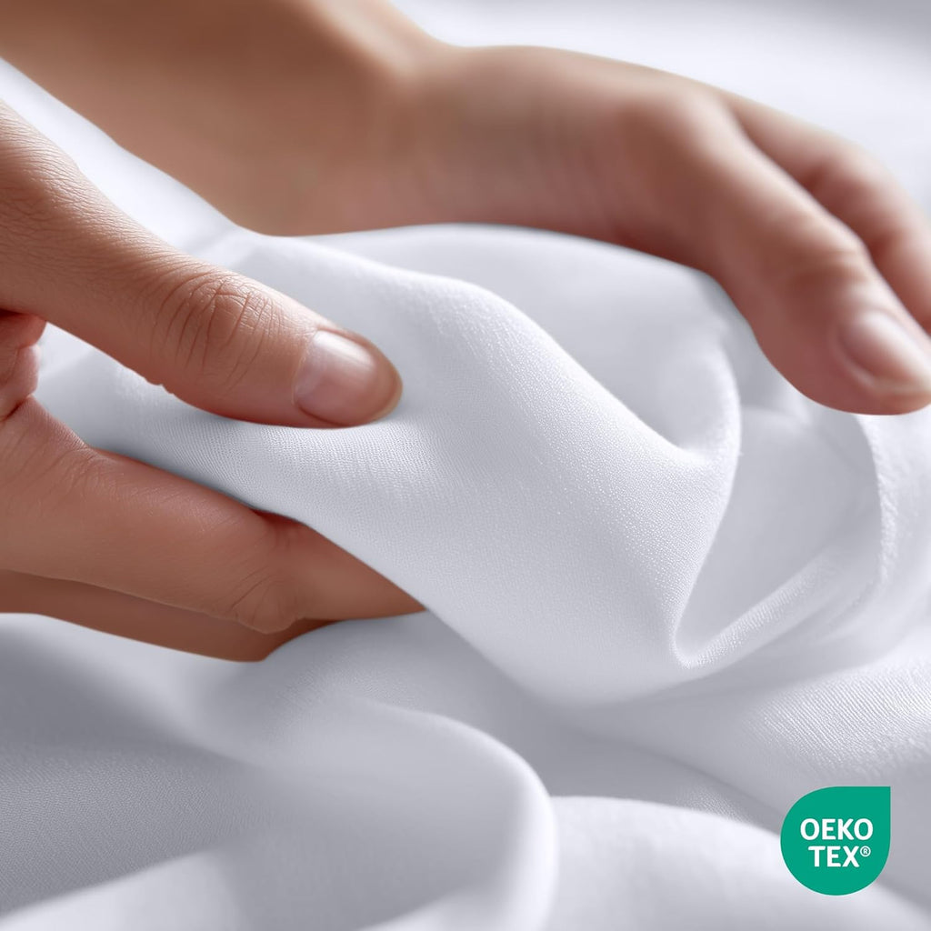 Utopia Bedding Flat Sheet - Soft Brushed Microfiber - Queen Size, White - Fade & Shrink Resistant