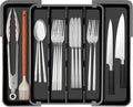 Homecor Silverware Organizer - Expandable Utensil Holder for Kitchen Drawers | BPA-Free Flatware Tray
