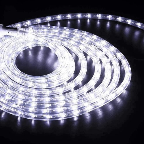 360 LED Rope Lights by [Brand Name] - 50ft Waterproof Connectable Tube Lights with 8 Modes for Indoor/Outdoor Decor