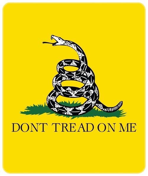 Don't Tread On Me Gadsden Super Soft Throw Blanket - 50x60 Throw Blanket for Bedroom, Living Room, Spring Time, Holidays, Kids, Babies, Adults & Decor, Gifts - Outdoor Gadsden Blanket